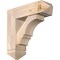 Ekena Millwork Balboa Arts and Crafts Smooth Bracket w/ Offset Brace, Douglas Fir, 7 1/2"W x 24"D x 24"H BKT0806X24X24BOA03SDF - alternate 1